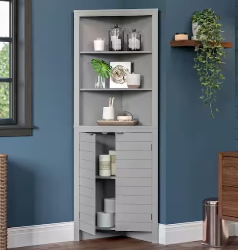 skinny corner cabinet
