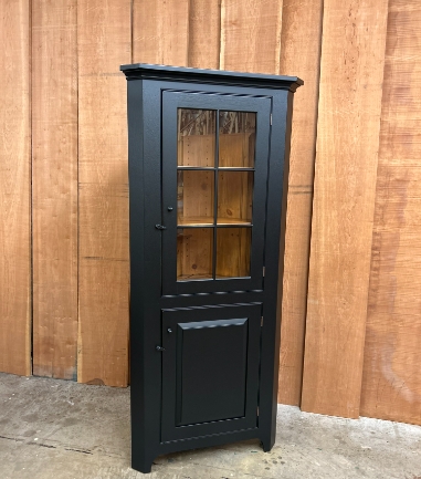 shaker corner cabinet