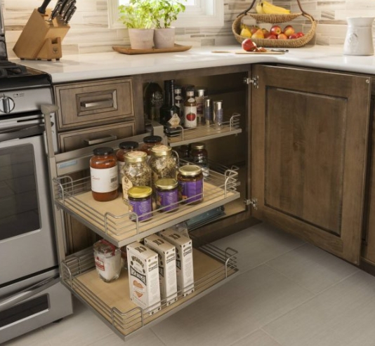 blind corner base cabinet