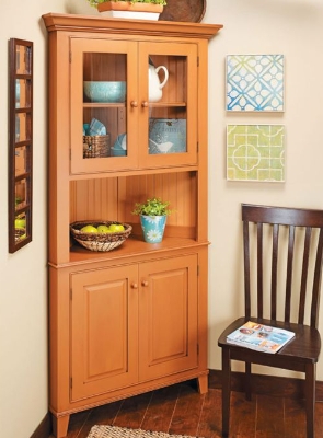 corner cabinet hutch