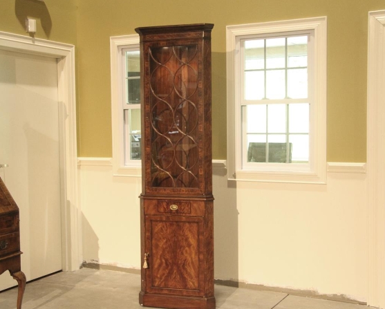 narrow corner cabinet