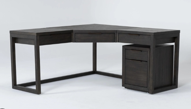 espresso corner cabinet