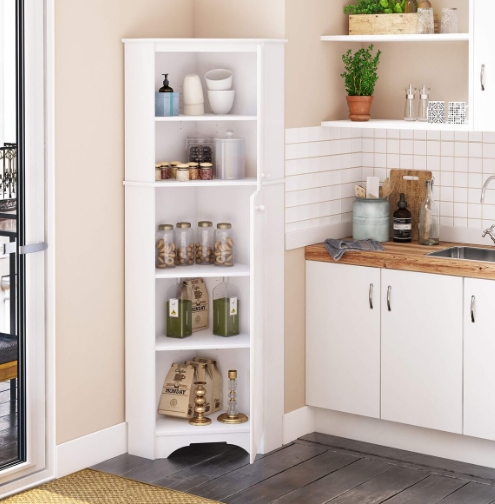 tall corner pantry cabinet