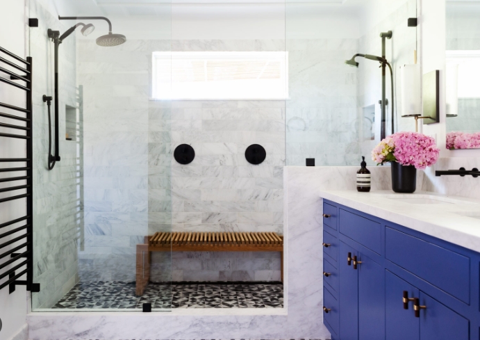 shower bench ideas