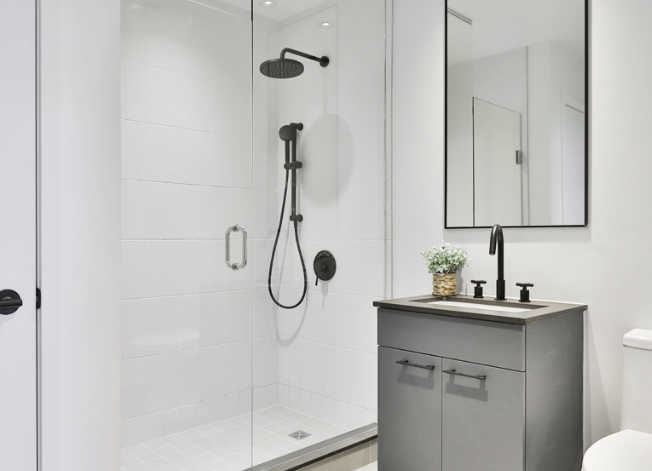 small bathroom layouts with walk in shower