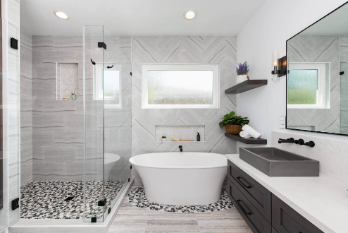 bathroom remodel ideas with walk in shower