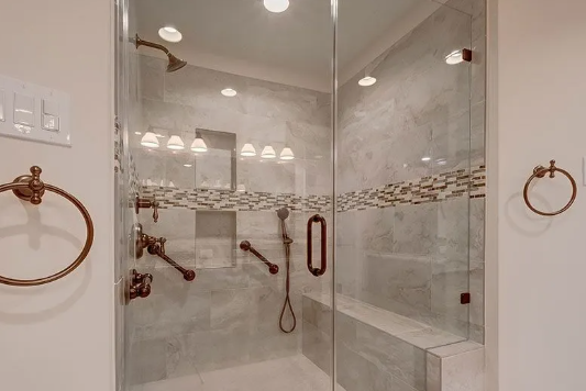 senior friendly bathroom designs