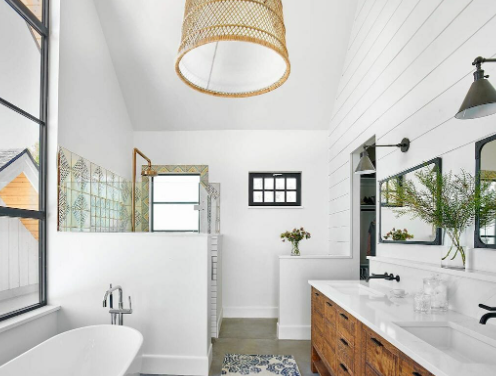 country bathroom decor