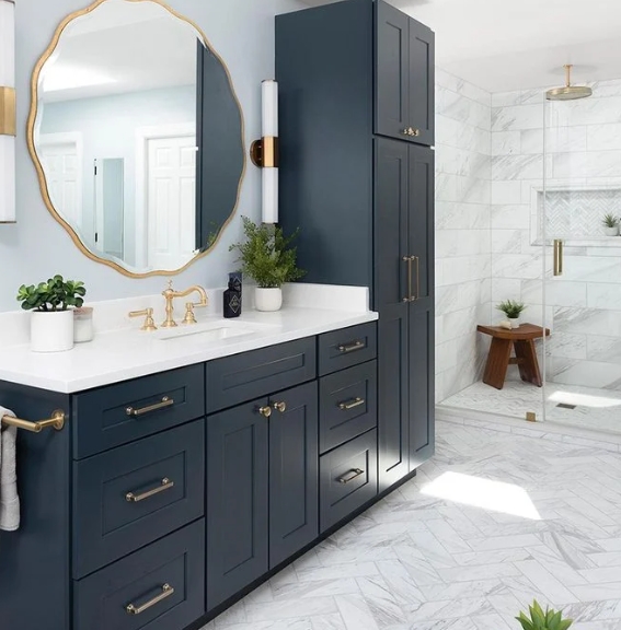 grey vanity bathroom ideas