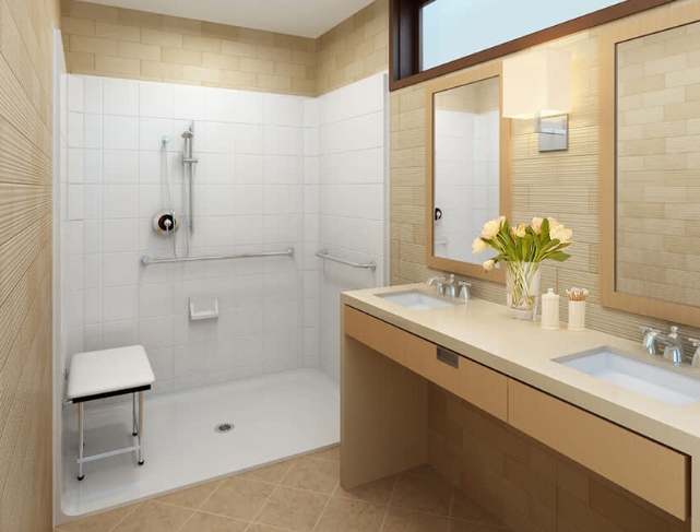 accessible shower design