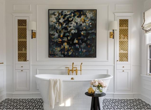 black and gold bathroom ideas