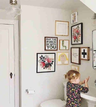 bathroom wall decorating ideas small bathrooms