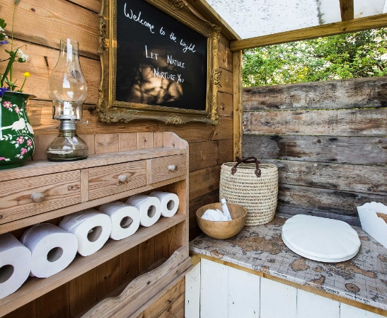 outdoor toilet ideas