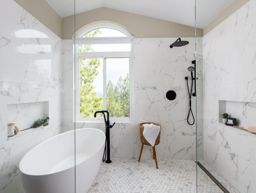master shower tile ideas