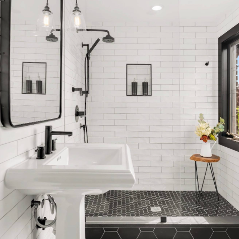 subway tile shower ideas