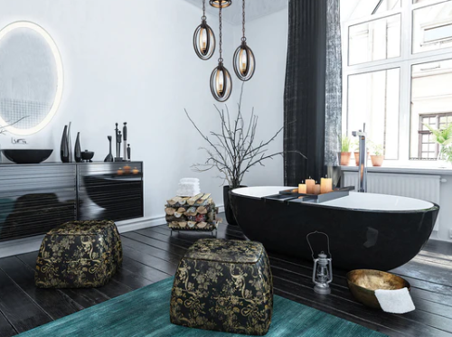 designer bathroom lighting
