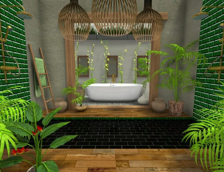 Tropical Bathroom Decor for a Vacation Feel
