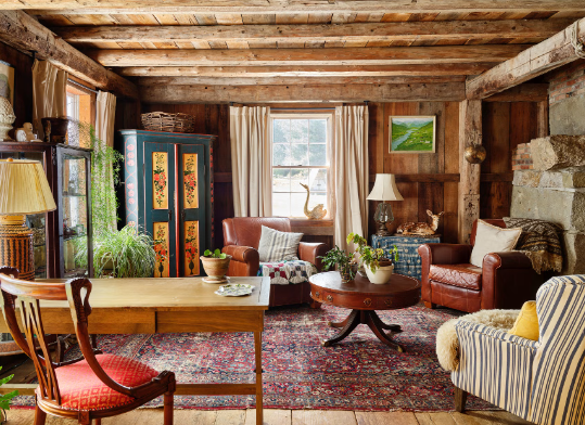 Distressed Wood Furniture and Rustic Farm Comfort