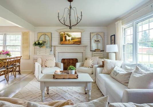 Farmhouse Style with Vintage Accents