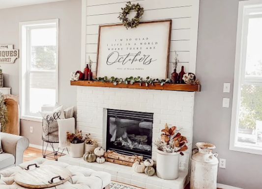 Farmhouse Fireplace Style Inspiration