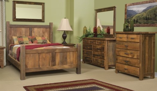 Distressed Wood Furniture in Country Farm Homes