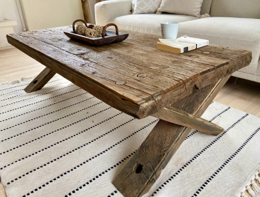 Farmhouse Texture Created by Reclaimed Wood Furniture