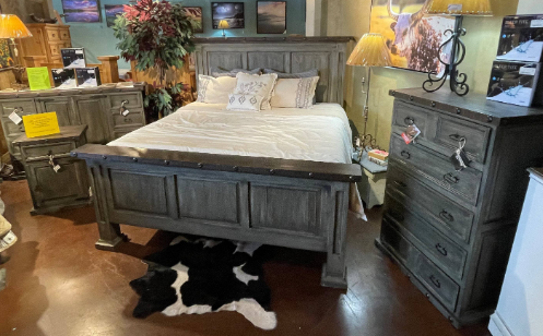 Distressed Wood Furniture in Farmhouse Bedrooms