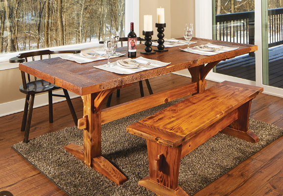 Reclaimed Wood Furniture for Farmhouse Warmth