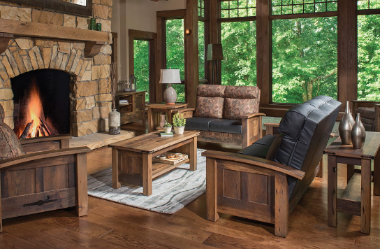 Farmhouse Styling with Reclaimed Wood Furniture