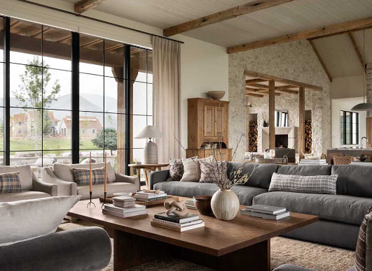 Reclaimed Wood Furniture for Farmhouse Warm Tones