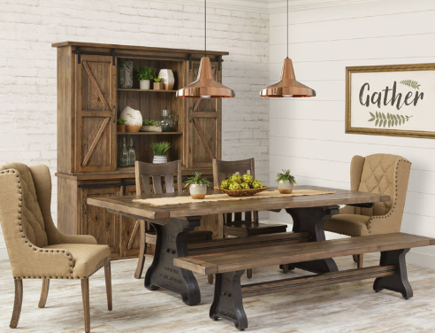 Distressed Wood Furniture and Farmhouse Tradition