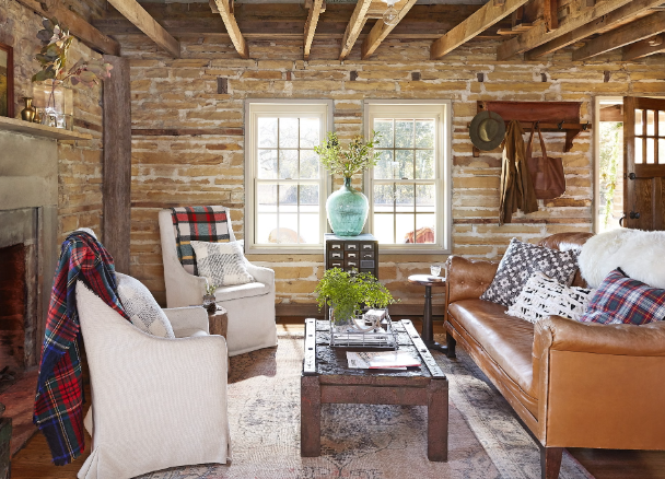 Distressed Wood Furniture and Farmhouse Comfort Zones