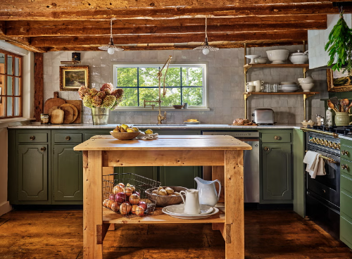 DIY farmhouse kitchen open shelving projects