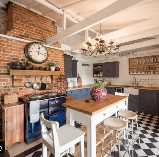 Easy ways to decorate farmhouse kitchen open shelves