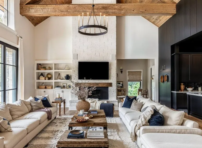 Open-Concept Farmhouse Layout Ideas